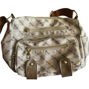 Crossbody Bag‎ Purse Handbag Travel Shoulder Bag Satchel Organizer Beige